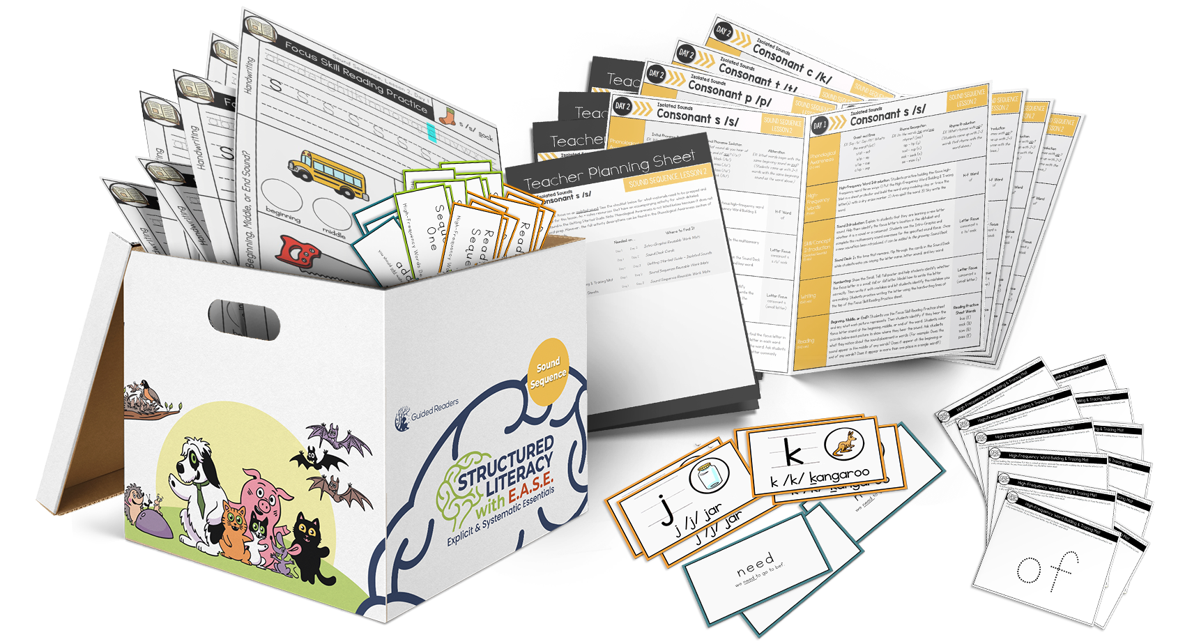 Structured Literacy Kit boxes